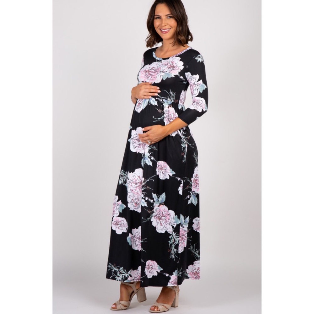 Pinkblush Floral Maternity Dress! ✨